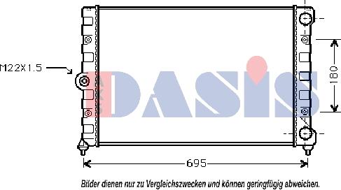AKS Dasis 041260N - Radiators, Motora dzesēšanas sistēma www.avaruosad.ee