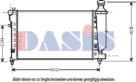 AKS Dasis 060035N - Radiaator,mootorijahutus www.avaruosad.ee