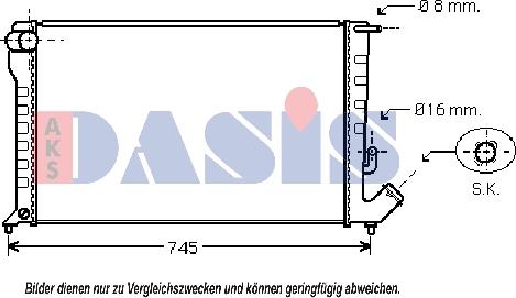 AKS Dasis 060031N - Radiaator,mootorijahutus www.avaruosad.ee