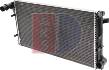 AKS Dasis 080074N - Радиатор, охлаждение двигателя www.avaruosad.ee