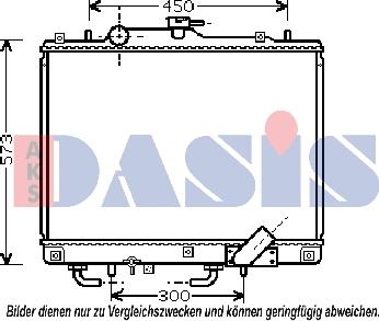 AKS Dasis 140012N - Radiaator,mootorijahutus www.avaruosad.ee