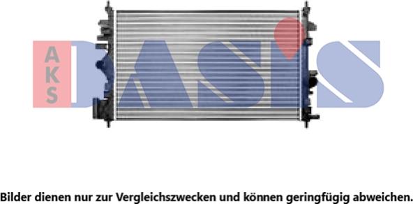 AKS Dasis 150059N - Radiator, engine cooling www.avaruosad.ee