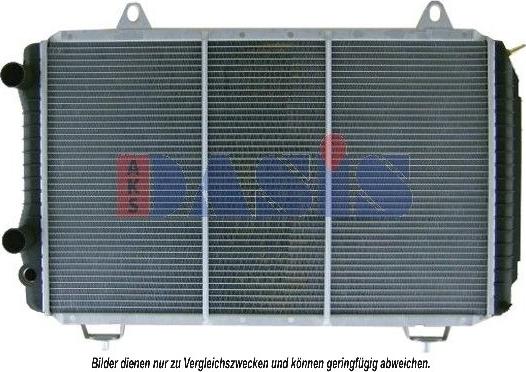 AKS Dasis 160003N - Radiator, engine cooling www.avaruosad.ee