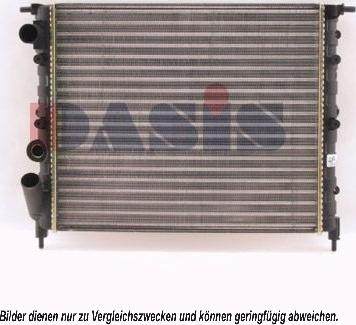 AKS Dasis 180760N - Радиатор, охлаждение двигателя www.avaruosad.ee