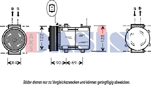 AKS Dasis 851379N - Kompressor,kliimaseade www.avaruosad.ee