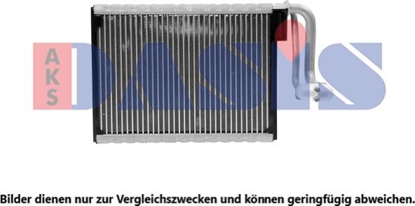 AKS Dasis 820336N - Evaporator, air conditioning www.avaruosad.ee