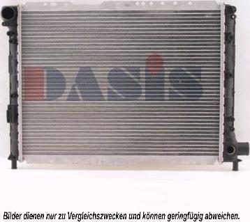AKS Dasis 300080N - Radiator, engine cooling www.avaruosad.ee