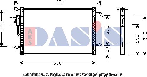 AKS Dasis 302000N - Condenser, air conditioning www.avaruosad.ee