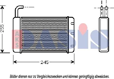 AKS Dasis 379070N - Heat Exchanger, interior heating www.avaruosad.ee