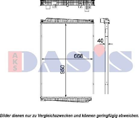 AKS Dasis 260017N - Radiaator,mootorijahutus www.avaruosad.ee