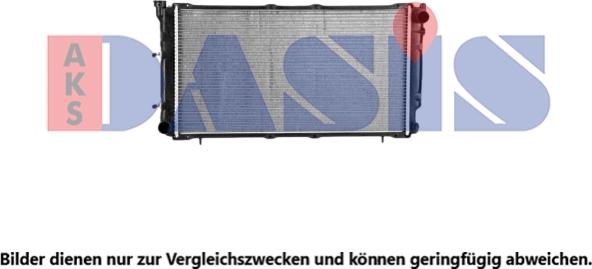AKS Dasis 210093N - Радиатор, охлаждение двигателя www.avaruosad.ee