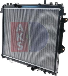 AKS Dasis 210232N - Radiator, engine cooling www.avaruosad.ee