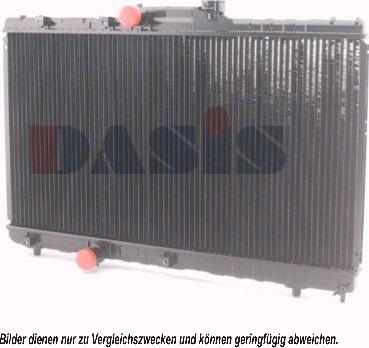 AKS Dasis 211640N - Radiator, engine cooling www.avaruosad.ee