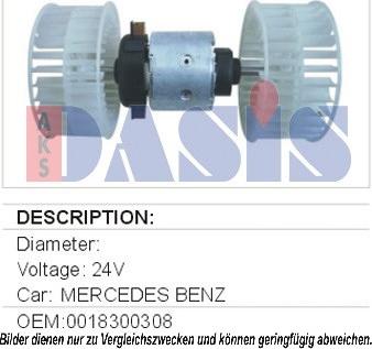 AKS Dasis 742110N - Вентилятор салона www.avaruosad.ee