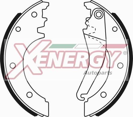 AP XENERGY X50721 - Brake Set, drum brakes www.avaruosad.ee