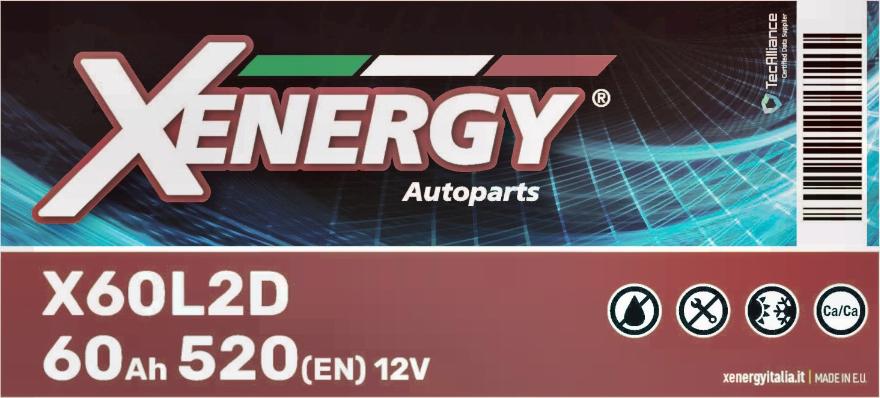 AP XENERGY X60L2D - Starter Battery www.avaruosad.ee