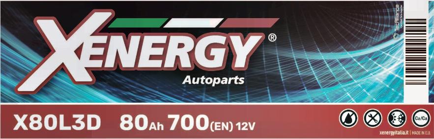 AP XENERGY X80L3D - Starter Battery www.avaruosad.ee