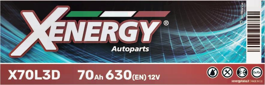 AP XENERGY X70L3D - Стартерная аккумуляторная батарея, АКБ www.avaruosad.ee