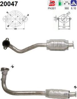 AS 20047 - Catalytic Converter www.avaruosad.ee