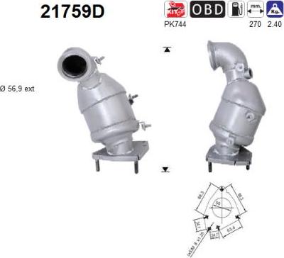 AS 21759D - Catalytic Converter www.avaruosad.ee