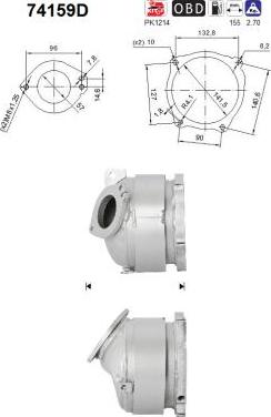 AS 74159D - Catalytic Converter www.avaruosad.ee