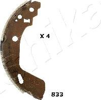 Ashika 55-08-833 - Brake Set, drum brakes www.avaruosad.ee