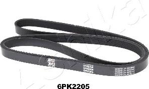 Ashika 112-6PK2205 - V-Ribbed Belts www.avaruosad.ee
