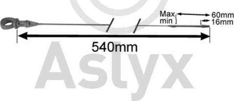 Aslyx AS-506196 - Oil Dipstick www.avaruosad.ee