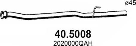 ASSO 40.5008 - Exhaust Pipe www.avaruosad.ee