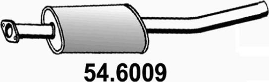 ASSO 54.6009 - Middle Silencer www.avaruosad.ee