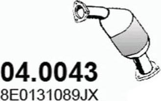ASSO 04.0043 - Catalytic Converter www.avaruosad.ee