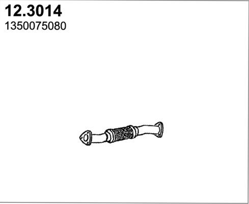 ASSO 12.3014 - Exhaust Pipe www.avaruosad.ee