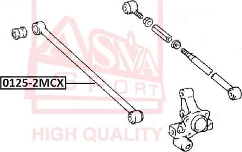 ASVA 0125-2MCX - Sõltumatu ratta riputushoob www.avaruosad.ee