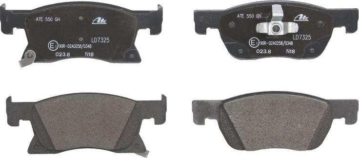 ATE 13.0470-7325.2 - Kit de plaquettes de frein, frein à disque www.avaruosad.ee