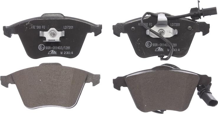 ATE 13.0470-7201.2 - Kit de plaquettes de frein, frein à disque www.avaruosad.ee