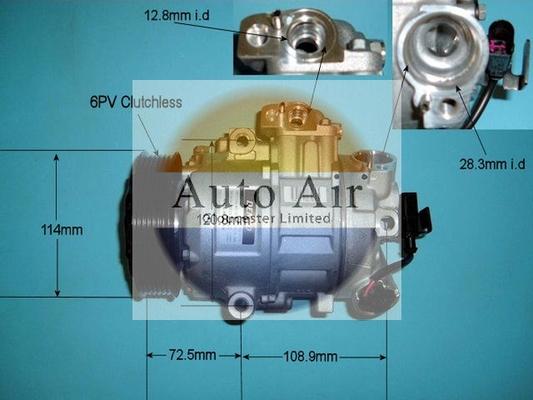 Auto Air Gloucester 14-9718 - Compressor, air conditioning www.avaruosad.ee