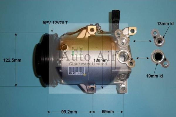 Auto Air Gloucester 14-9779 - Compressor, air conditioning www.avaruosad.ee