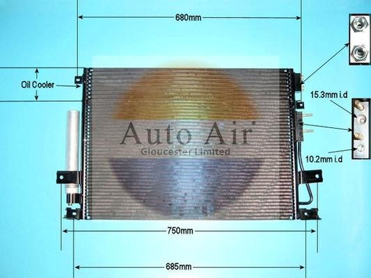 Auto Air Gloucester 16-9644 - Kondensaator,kliimaseade www.avaruosad.ee