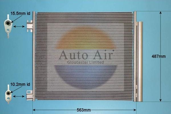 Auto Air Gloucester 16-9817 - Condenser, air conditioning www.avaruosad.ee