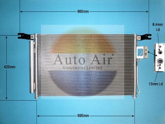 Auto Air Gloucester 16-1098 - Конденсатор, кондиционер www.avaruosad.ee