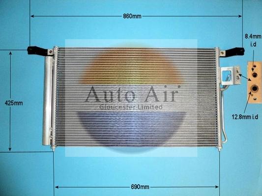 Auto Air Gloucester 16-1097 - Lauhdutin, ilmastointilaite www.avaruosad.ee