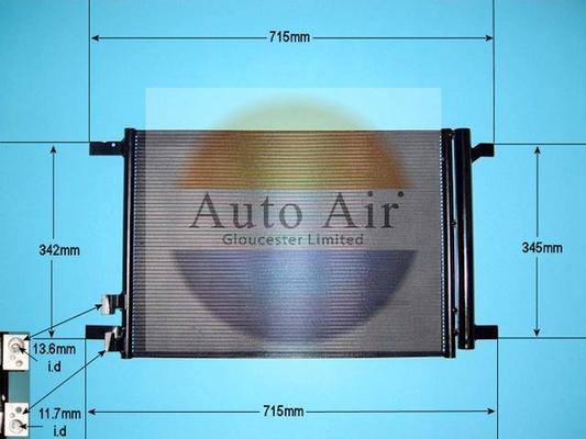Auto Air Gloucester 16-1058 - Condenser, air conditioning www.avaruosad.ee