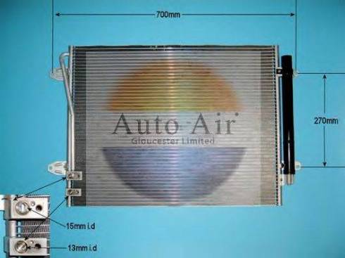 Auto Air Gloucester 16-1391A - Lauhdutin, ilmastointilaite www.avaruosad.ee