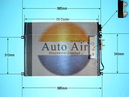 Auto Air Gloucester 16-1353 - Kondensor, klimatanläggning www.avaruosad.ee