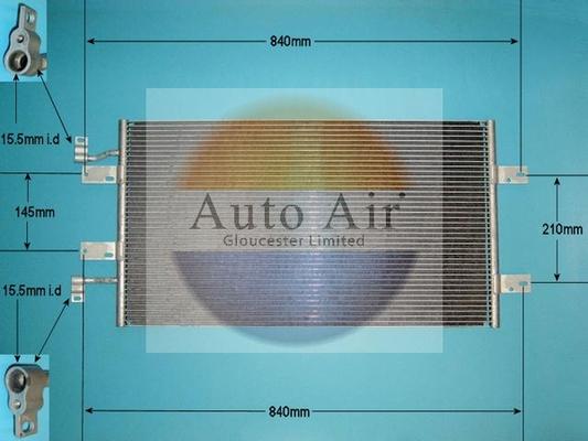 Auto Air Gloucester 16-1382 - Condenser, air conditioning www.avaruosad.ee