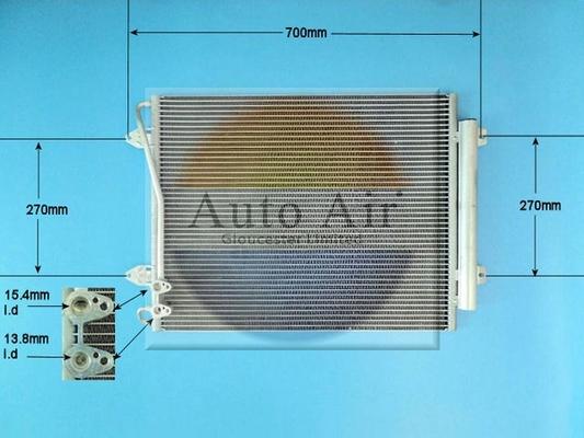 Auto Air Gloucester 16-1322 - Condenser, air conditioning www.avaruosad.ee