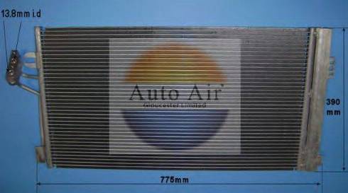 Auto Air Gloucester 16-8894 - Kondensor, klimatanläggning www.avaruosad.ee
