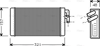 Ava Quality Cooling AI 6052 - Heat Exchanger, interior heating www.avaruosad.ee