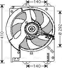 Ava Quality Cooling AU 7501 - Fan, radiator www.avaruosad.ee