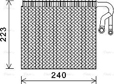 Ava Quality Cooling BWV403 - Испаритель, кондиционер www.avaruosad.ee